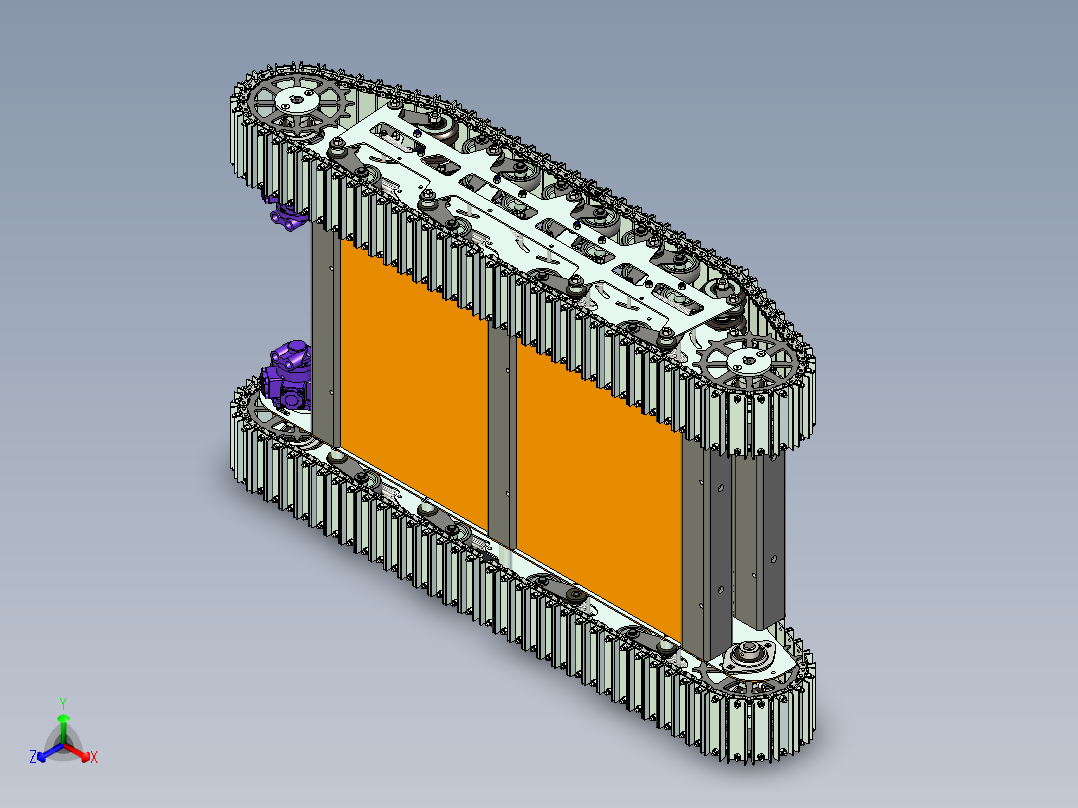 液压驱动履带底盘