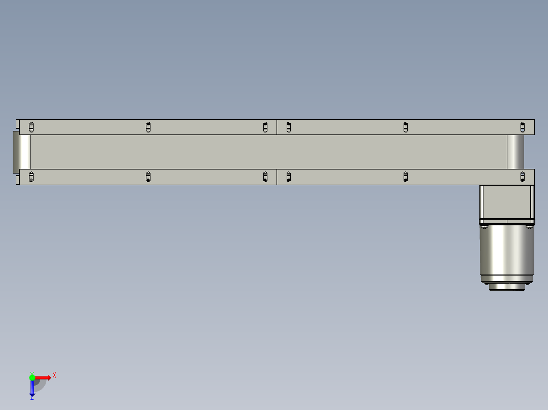 A15-02-NG产品出料小流线俯视图
