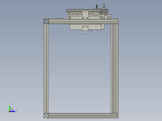 头道密封条的定位工装左视缩略图