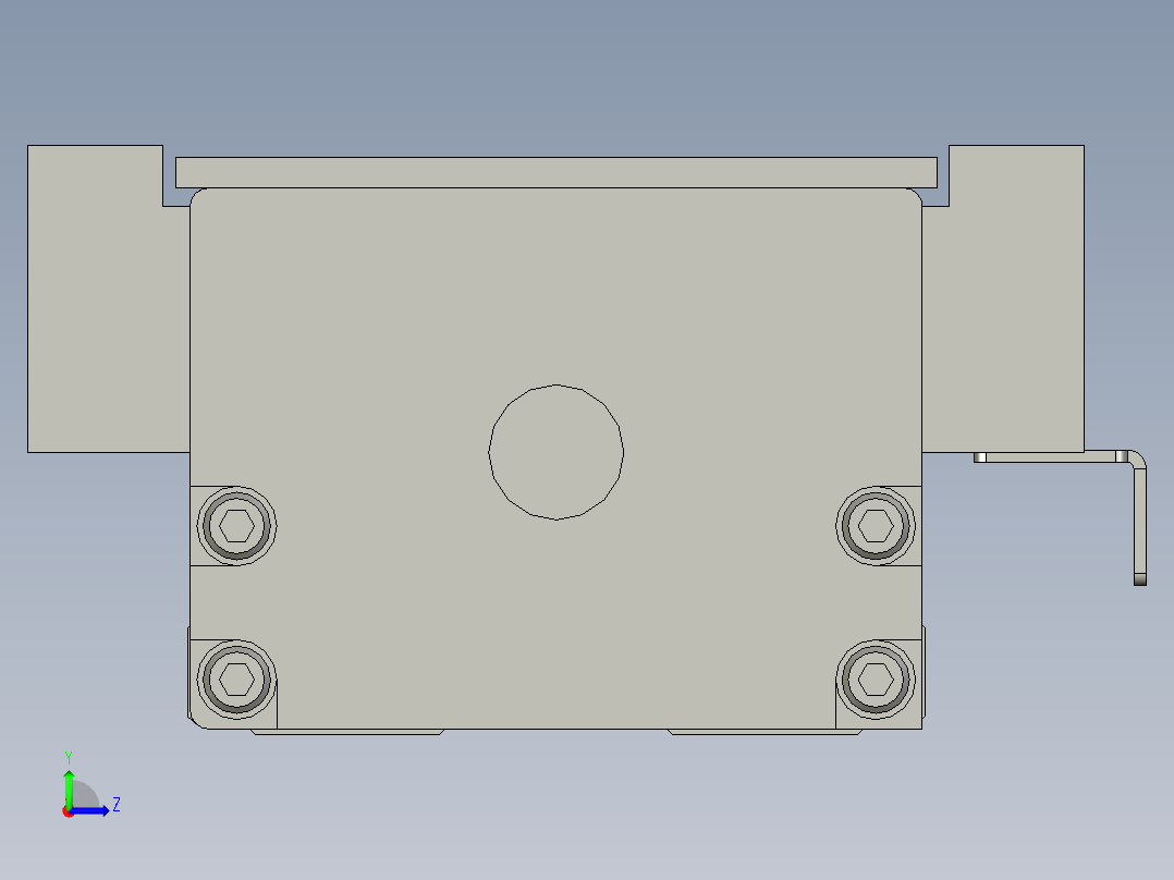 上银_模组_KK60-10-C-500-A-1-F0-C-S0左视图