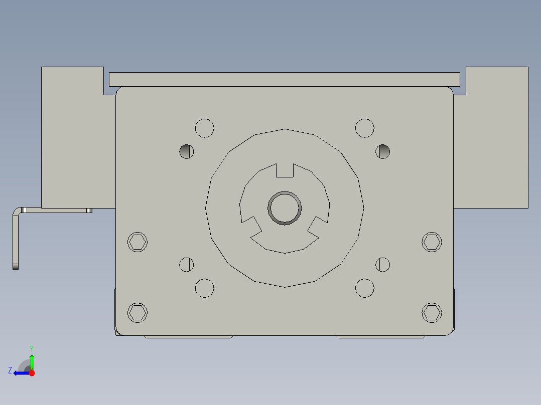 上银_模组_KK60-10-C-500-A-1-F0-C-S0右视图