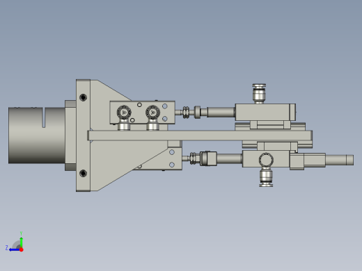 四轴PSA执行端组件右视缩略图