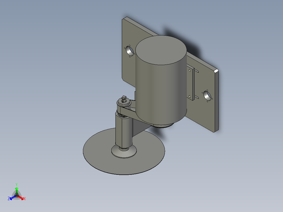 切割机头主视图