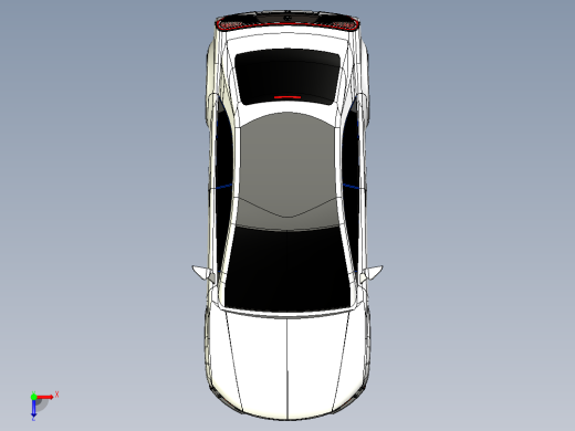 超级跑车模型设计俯视缩略图