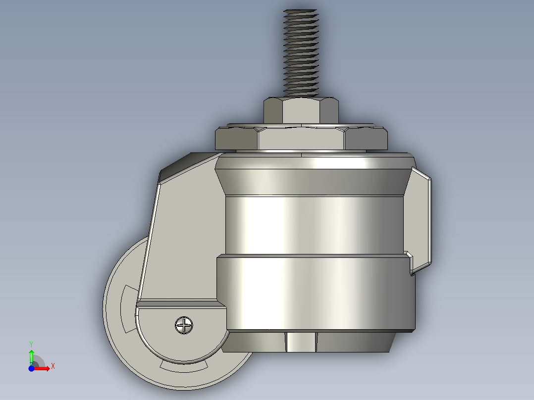 CH-60S福马脚轮前视图