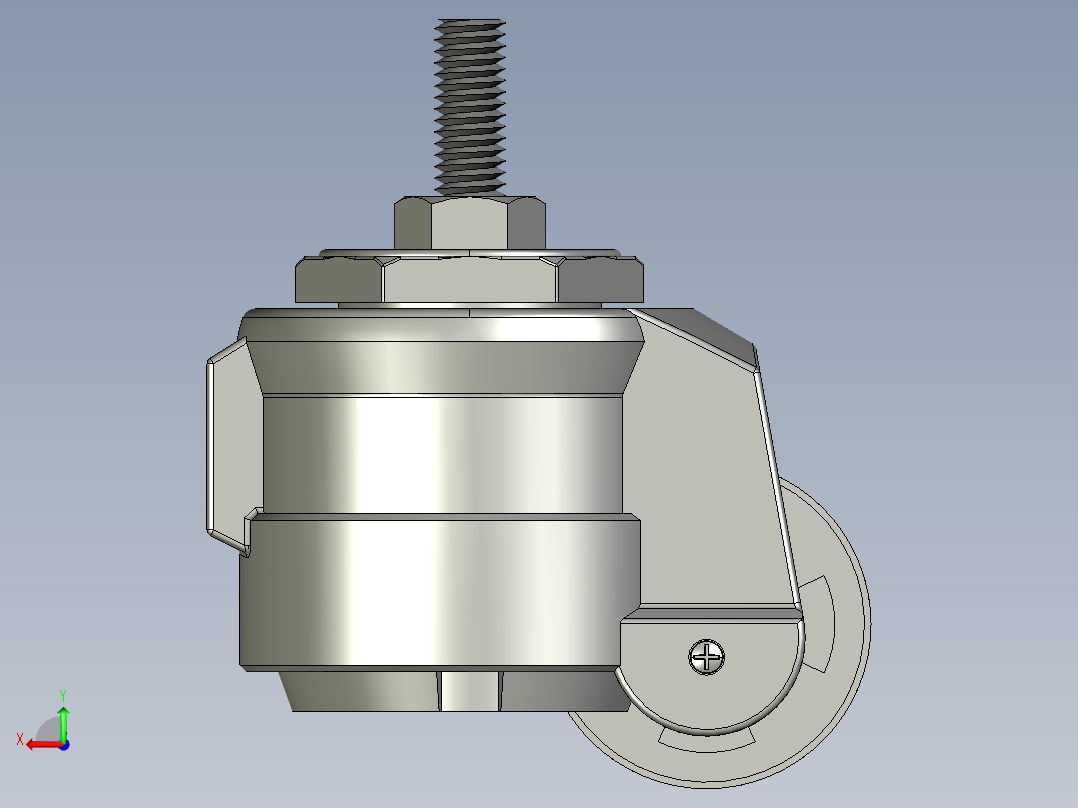 CH-60S福马脚轮后视图