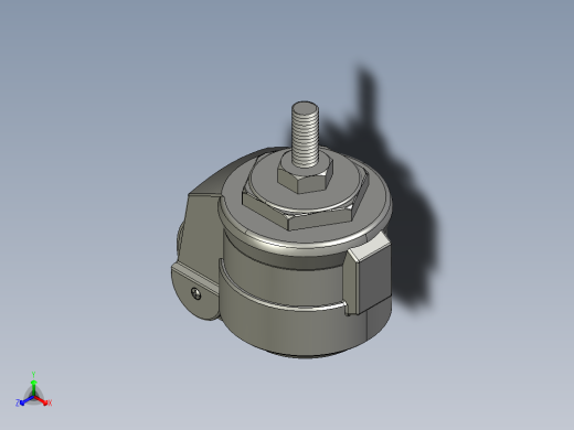 CH-60S福马脚轮正等轴测缩略图