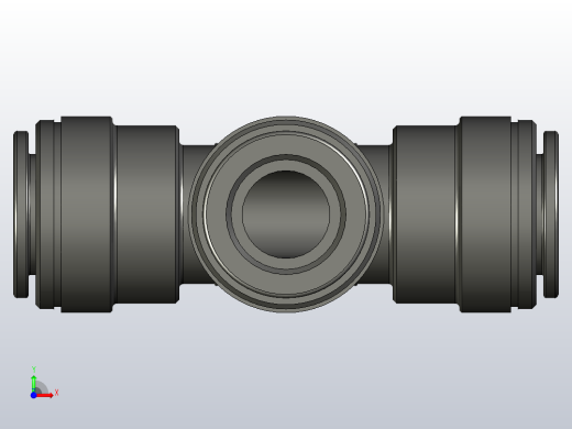 快插式接头用于管的CQT-15前视缩略图