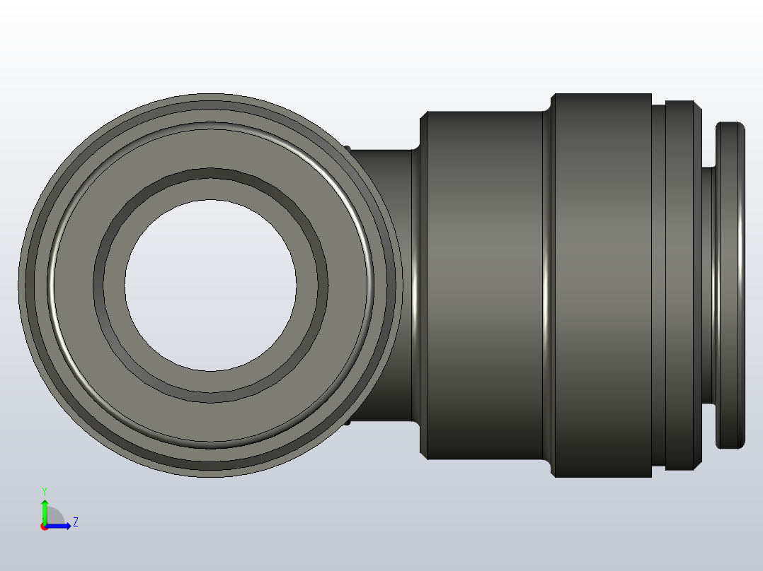 快插式接头用于管的CQT-15左视图