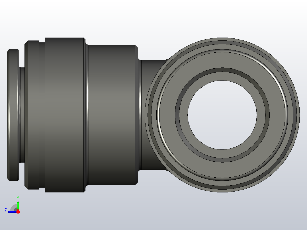 快插式接头用于管的CQT-15右视图
