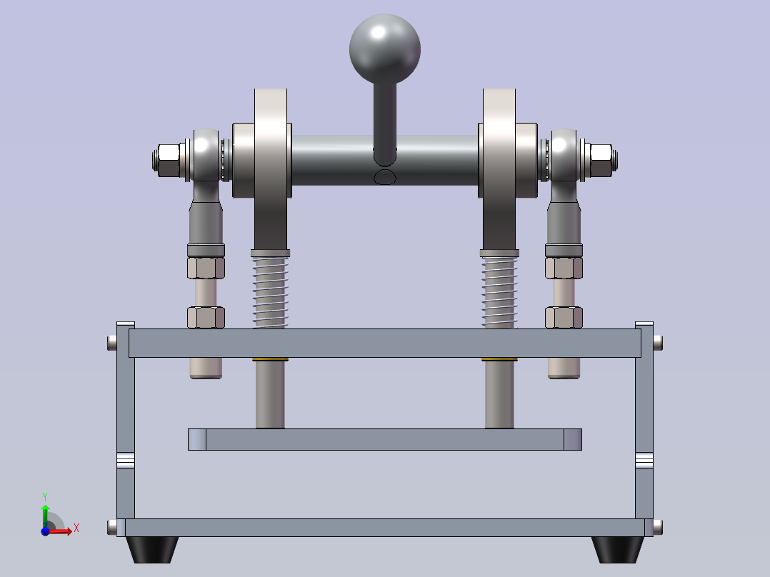 手动膜切机前视图