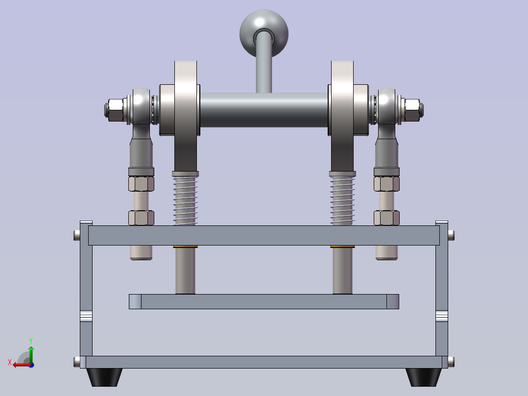 手动膜切机后视图