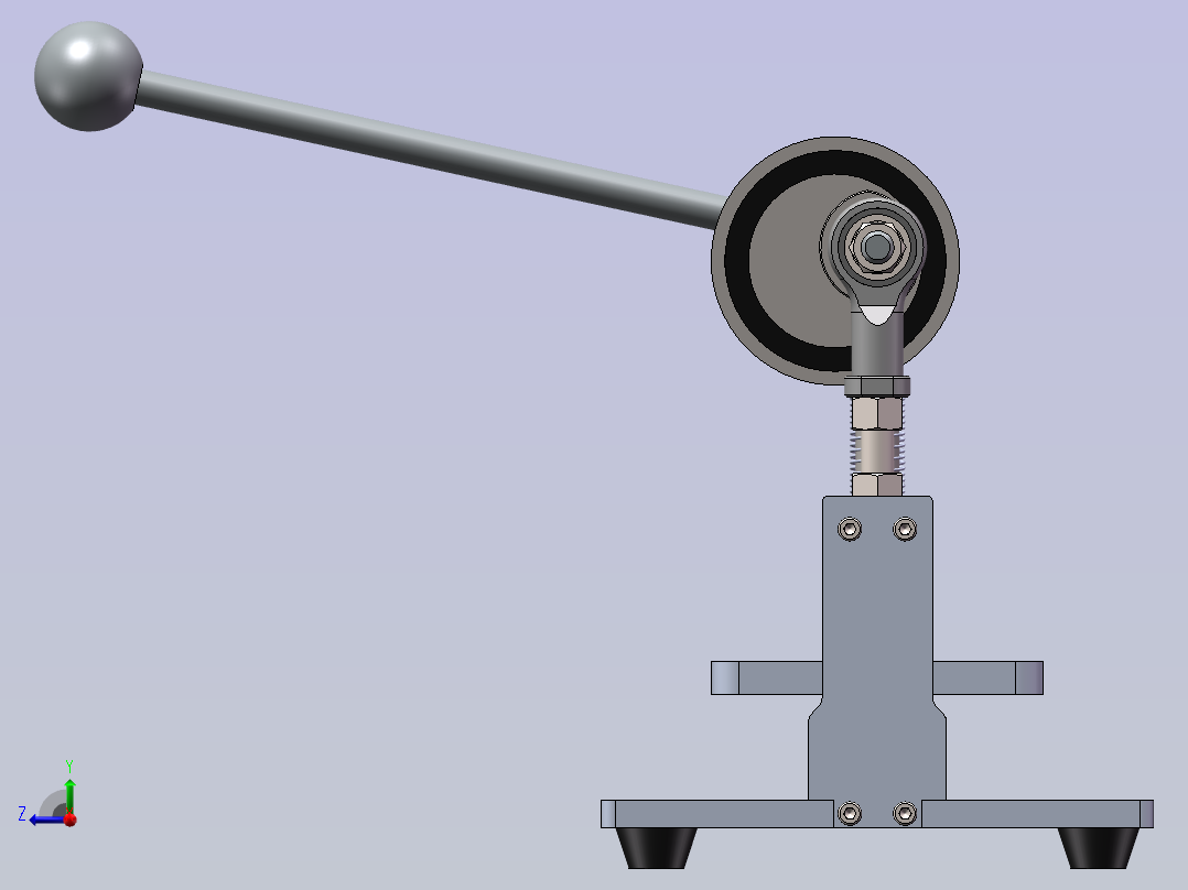 手动膜切机右视图