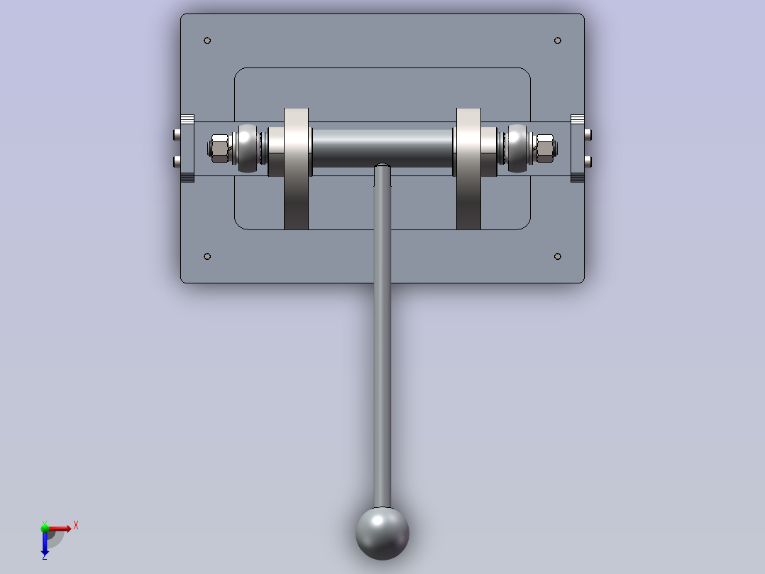 手动膜切机俯视图