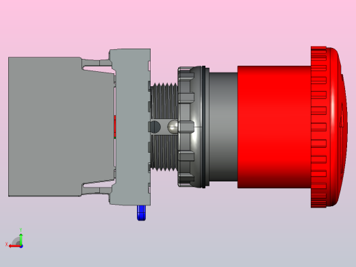NP8-□ZS_1按钮三维模型202202后视缩略图