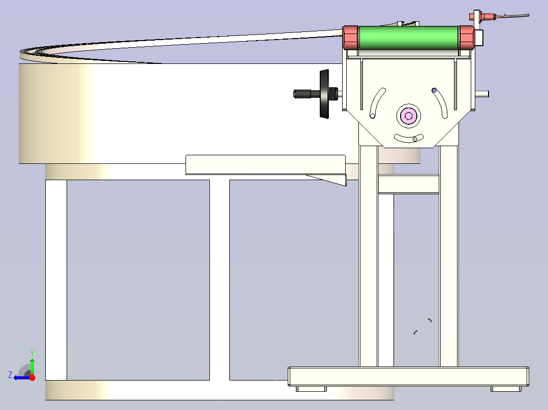螺母传输机右视图