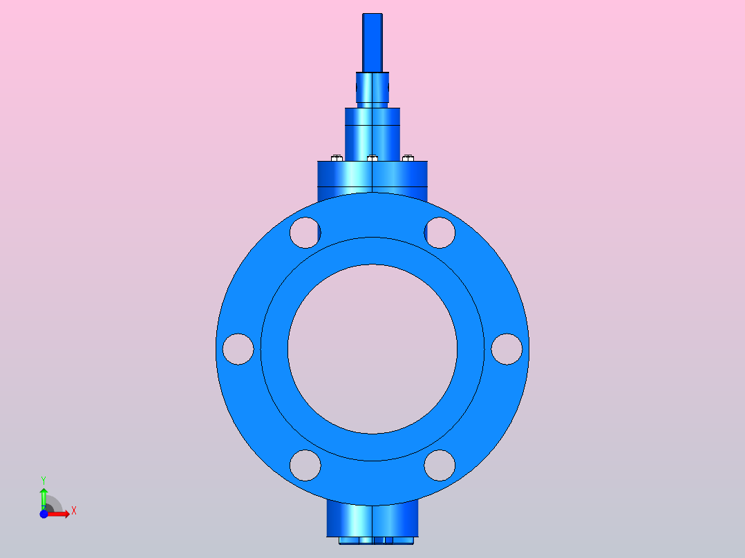 150LB偏心旋塞阀[150LB偏心旋塞阀]250前视图
