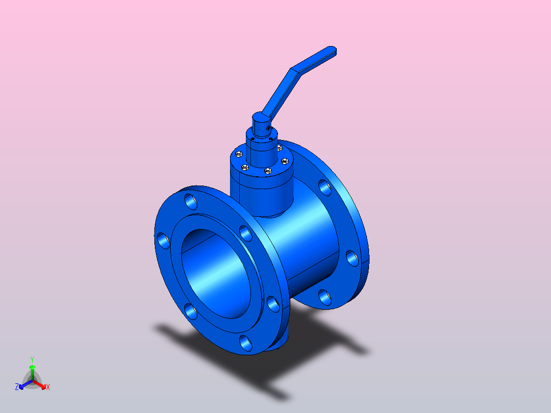 150LB偏心旋塞阀[150LB偏心旋塞阀]250正等轴测图