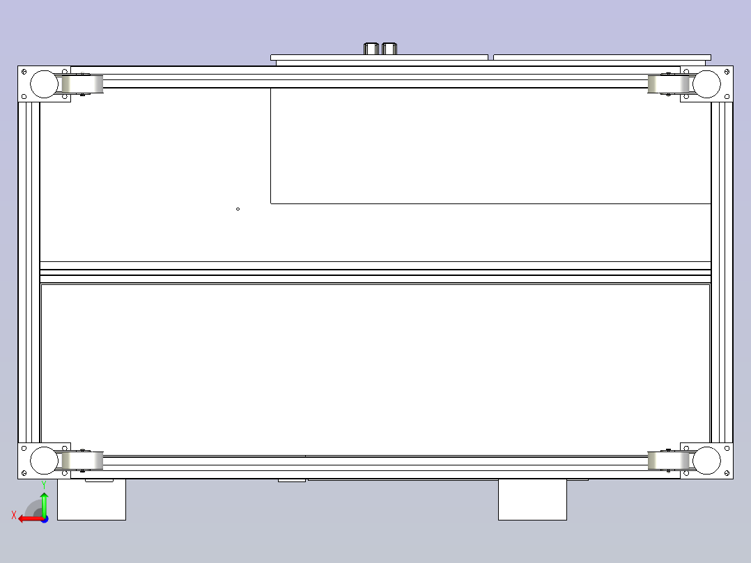 工装装翻转打螺钉机后视图