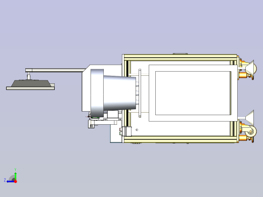 垫片CCD检测设备3D模型右视缩略图