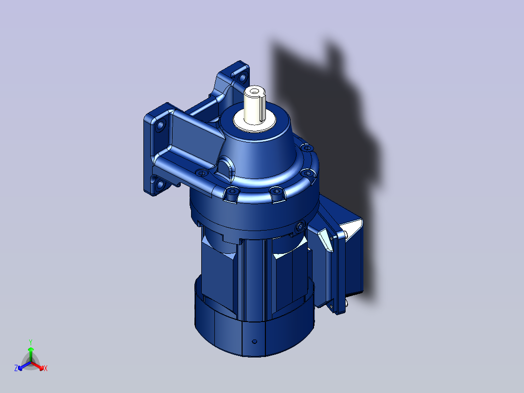 住友(SMT)减速机3D CNHM01-608□-AV,EV主视图