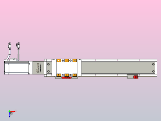 GTH 内嵌式模组 FTH80-PD-P40  TOYO 电缸滑台[FTH80-300-PD-P40]俯视缩略图