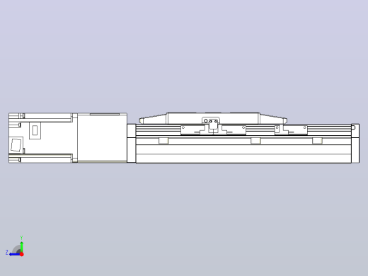 滚珠丝杠直线轴内置导轨TPA-GCR-150-2010C-L100-M-M75-N3右视缩略图