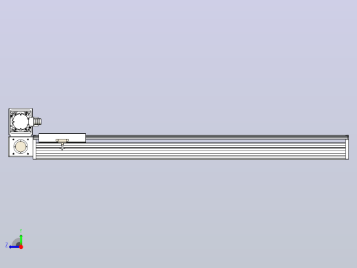 皮带直线轴半封闭可选导轨TPA-HNB-220D-176-L1150-LU-Y-P1K-N3右视缩略图