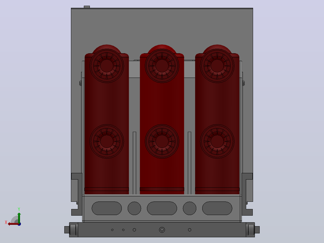 HVX12KV真空断路器 手车式[HVX12KV]后视图