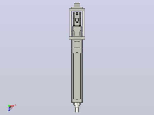 轻载电动缸TPA-ESR100-3210C-L300-M-CA-W-P75-JX-C3俯视缩略图