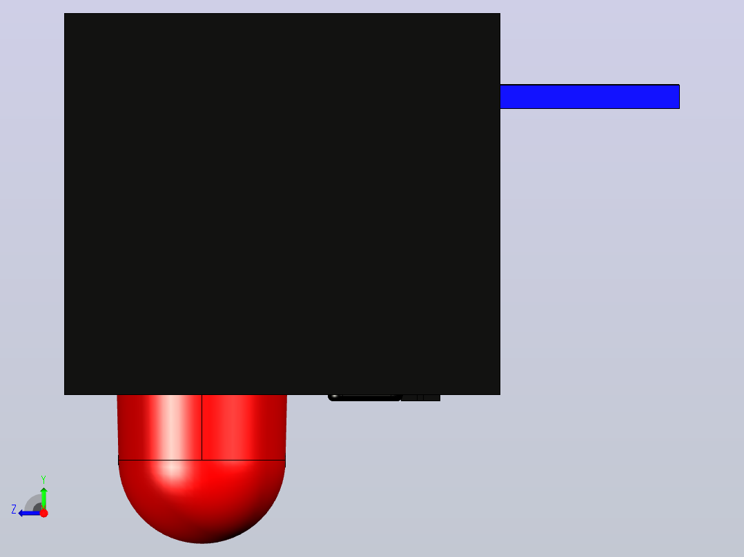 MARL的113-120系列，直角PCB安装led右视图
