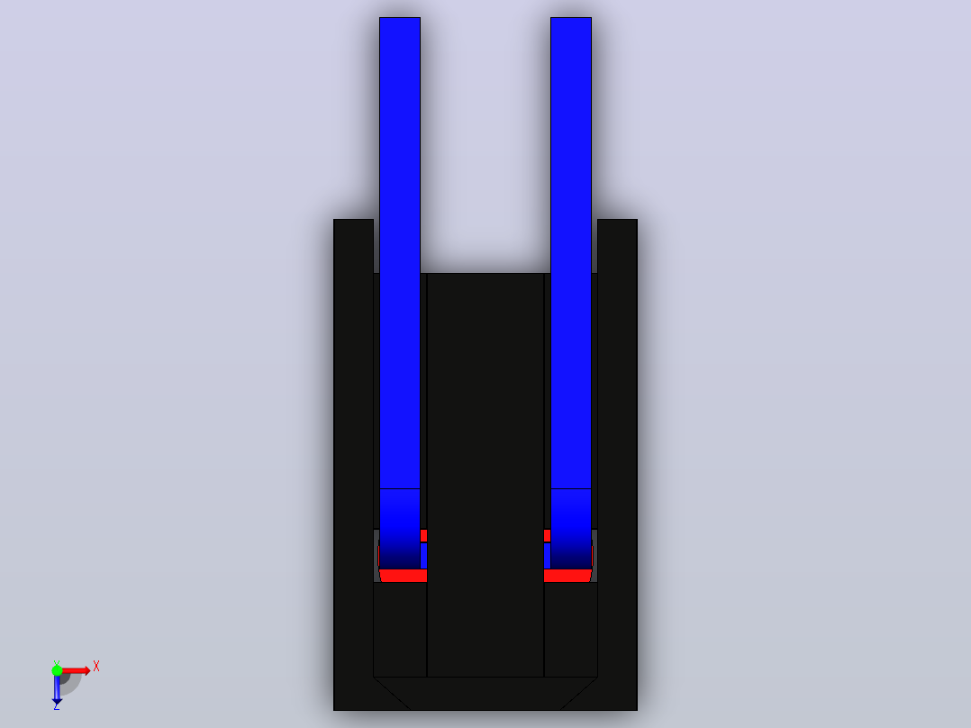 MARL的113-120系列，直角PCB安装led俯视图