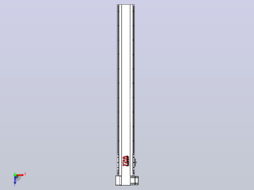 皮带直线轴半封闭可选导轨TPA-HNB-120D-110-L950-LP-C-P40-N3俯视缩略图