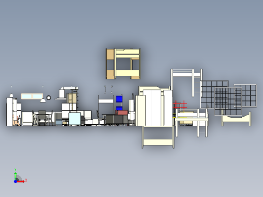 宜家的许多家具和房子前视缩略图