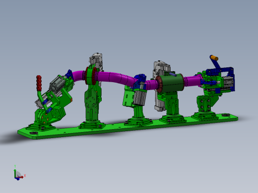 前排气管焊接工装sw20