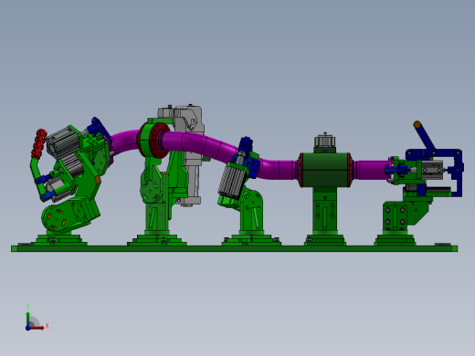 前排气管焊接工装sw20前视缩略图