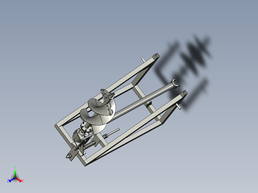 拖拉机式钻机结构3