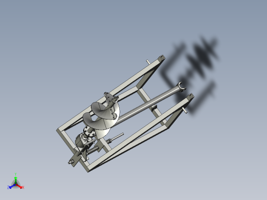 拖拉机式钻机结构3