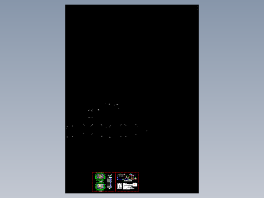 某高层太阳能集中供热水系统图及平面布置图CAD图纸