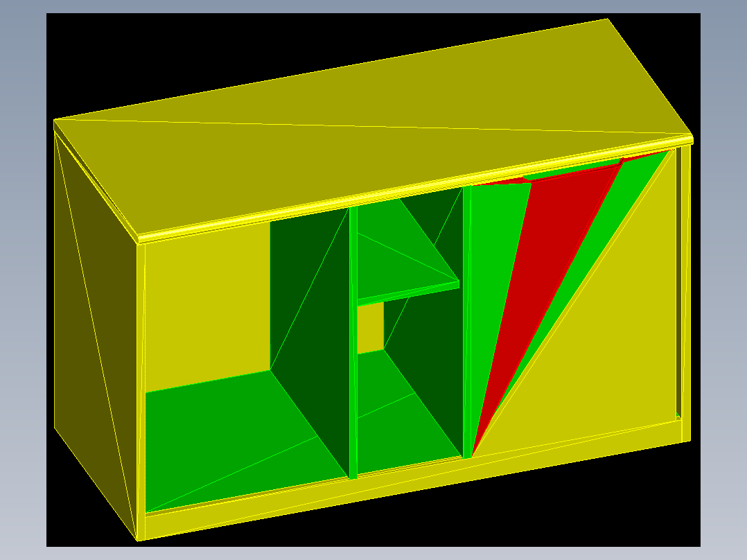 室内家具及植物的维模型十二-B045