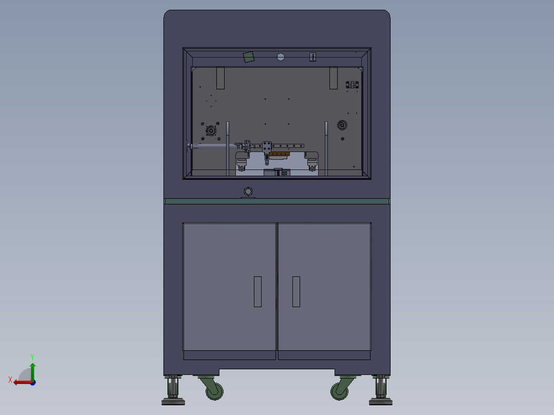 T48 ACF预压机 单工位后视图