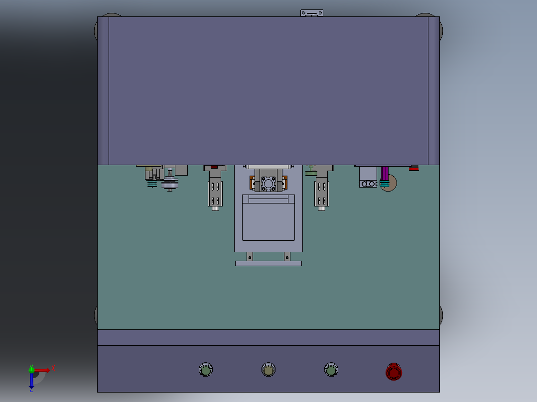 T48 ACF预压机 单工位俯视图
