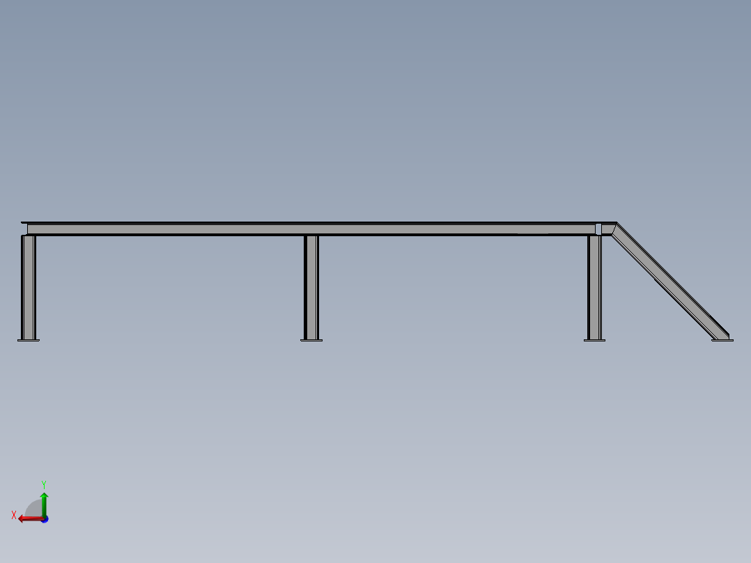加药平台后视图
