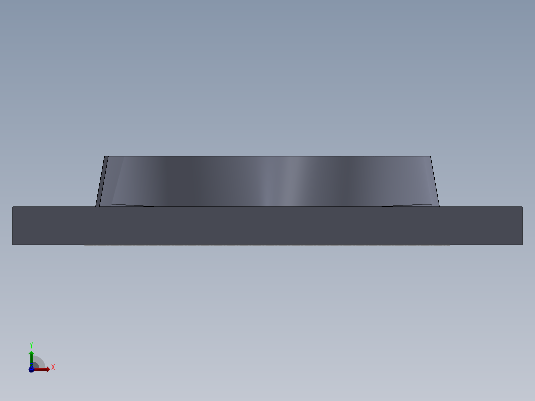 五轴测试件，S件前视图