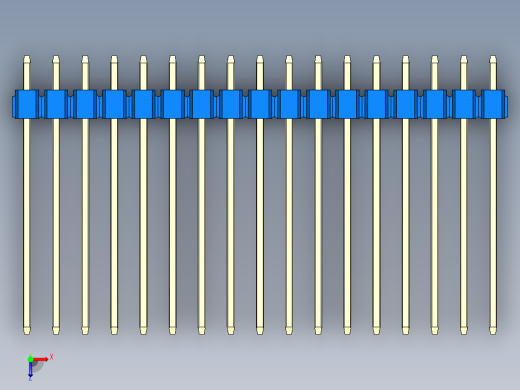 彩色公头100mil（2.54mm）系列-DS1021_blue_1x17p_100mil_Type19_rev1.0俯视缩略图