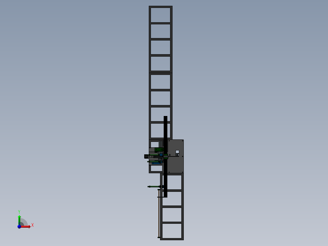 铝型材切割机前视图