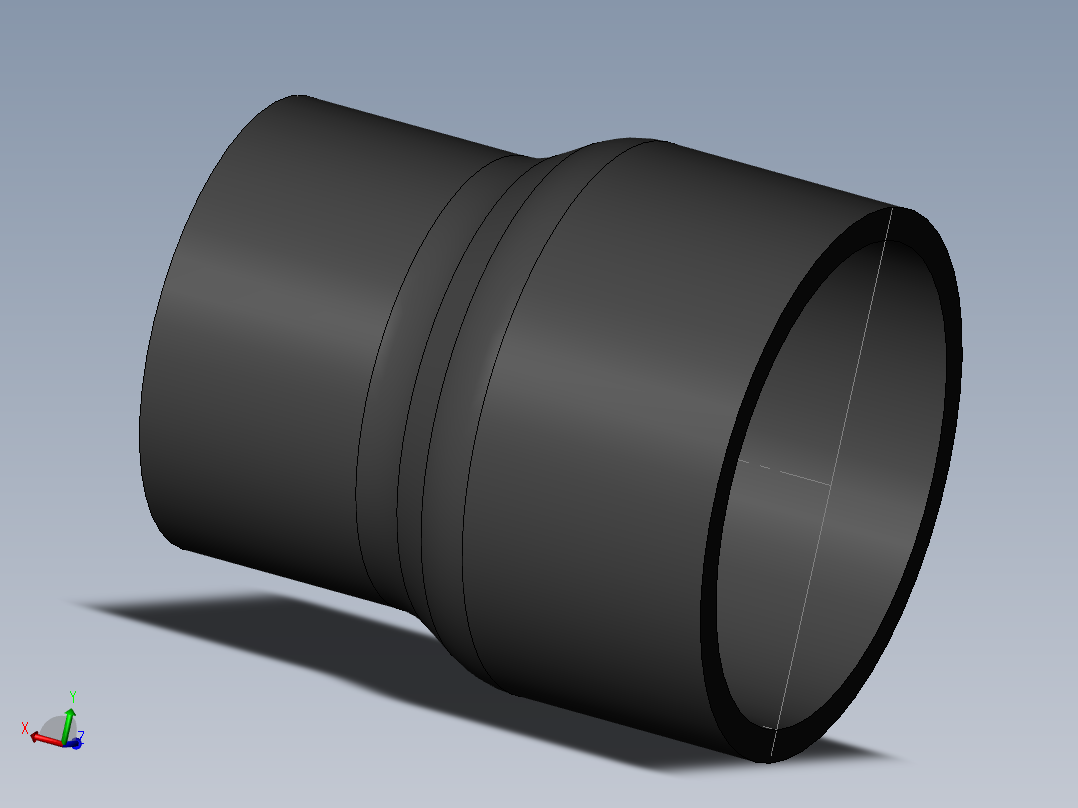 PVC管件-2x1.5_R-Socket主视图