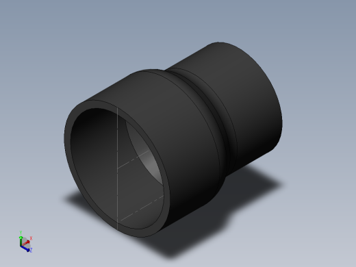 PVC管件-2x1.5_R-Socket正等轴测缩略图