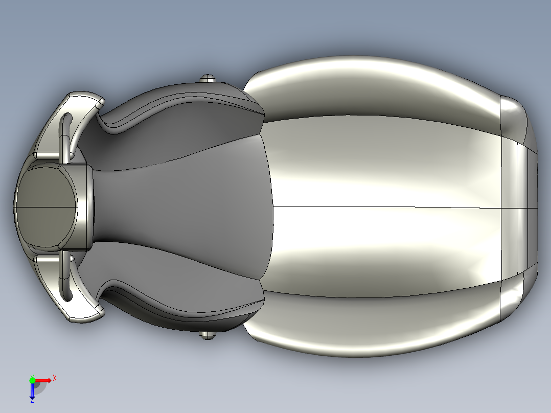 汽车座椅 (9)俯视图