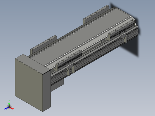 直线模组LHA170-S300-D设计图纸